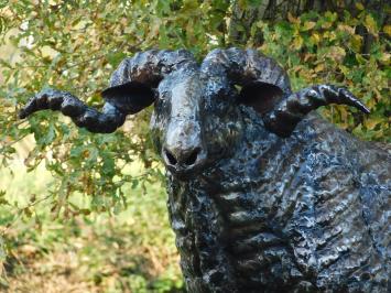 Statue Ram XL - all-metal - decorative object