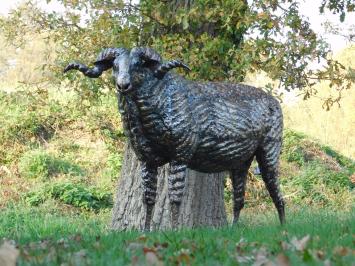 Statue Ram XL - all-metal - decorative object