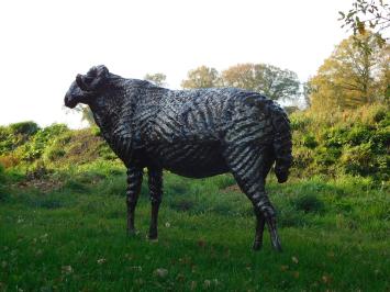 Statue Ram XL - all-metal - decorative object