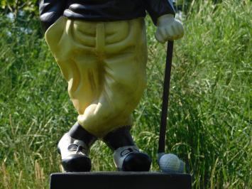 Vintage statue Golfer - 75 cm - Terracotta - one-off delivery!