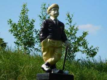 Vintage statue Golfer - 75 cm - Terracotta - one-off delivery!