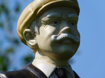 Vintage statue Golfer - 75 cm - Terracotta - one-off delivery!