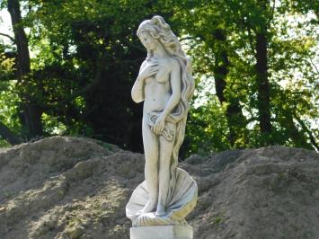 Statue Frau mit Muschel - 82 cm - Stein