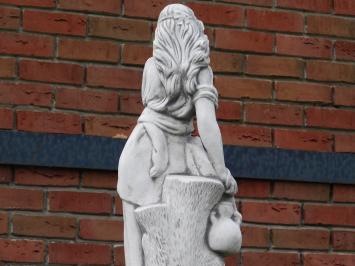 Statue Woman with Jug - 68 cm - Solid Stone