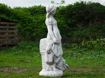 Statue Child with Watercourse - 60 cm - Stone