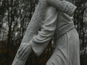 Statue Jesus mit Kreuz XL – 70 cm – Polystone