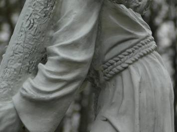 Statue Jesus mit Kreuz XL – 70 cm – Polystone