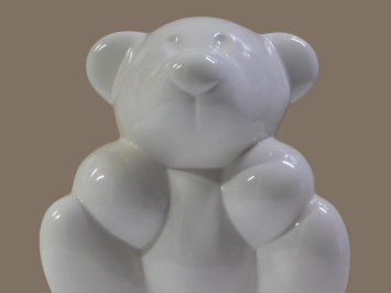 Beer van Porselein - 28 cm - Ivoor - Royal Boch