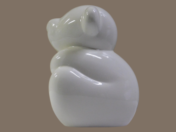 Beer van Porselein - 28 cm - Ivoor - Royal Boch