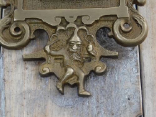 Deurbel engel - bel Wilhelminiaanse stijl, antiek