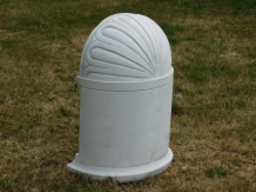 Prayer chapel with Virgin Mary - made entirely of stone - weatherproof