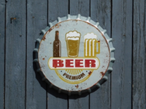 Beer cup - Bear Premium - wall decoration metal