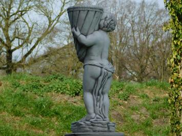 Statue Engel mit Vase - 70 cm - Stein