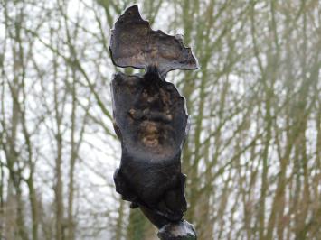 Beeld de Fluisteraar - 40 cm - Brons - met Marmeren voet