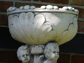 Blumentopf mit Engeln - 65 cm - Stein