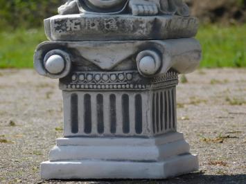 Eenmalig: Lachende Boeddha op Sokkel - 48 cm - Steen
