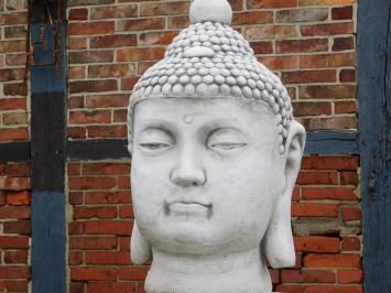 Buddha on pedestal - 130 cm - Stone