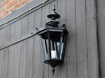 Buitenlamp - 65 cm - Zwart - Alu - met Lamphouder en Glas