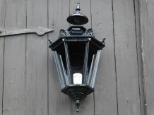 Buitenlamp - 65 cm - Zwart - Alu - met Lamphouder en Glas