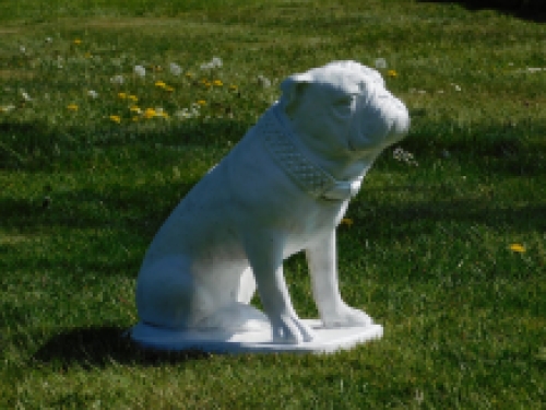 Beeld Bulldog XL - vol steen