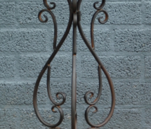 Decorative side table French Lilies - wrought iron
