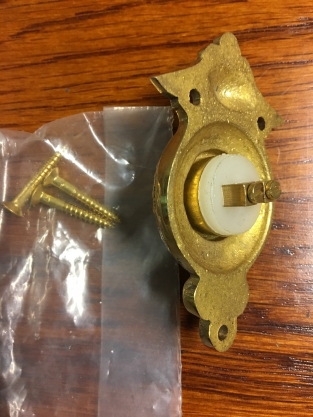 Classic doorbell - polished brass