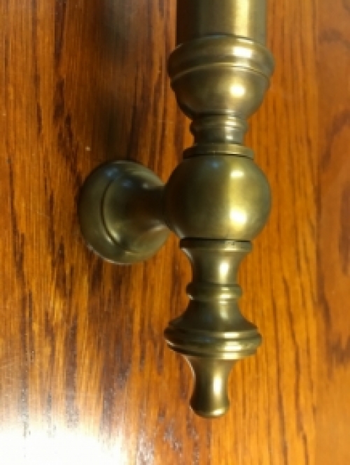 Door handle solid brass, door handle, pull and push handle antique brass.