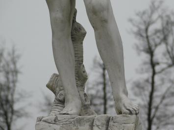 Statue David XL auf Sockel - 170 cm - Stein