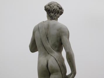 Statue David XL on Pedestal - 170 cm - Stone