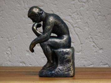 Statue The Thinker - Cast iron - Green Finish