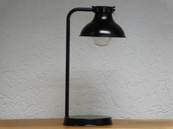 Decorative desk lamp - Wireless - Antique look - Black