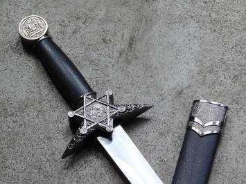 Decorative dagger - Freemason - steel blade - z/zw