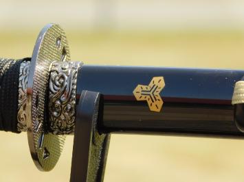Decorative Katana “'KB”' on Stand - 45 cm