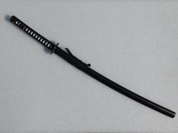 Decorative Katana with Scabbard - 106 cm - Black