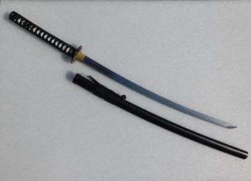 Decorative Katana with Scabbard - 106 cm - Black