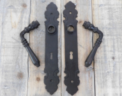 Set of door hardware Cate - for room doors - antique iron brown - BB