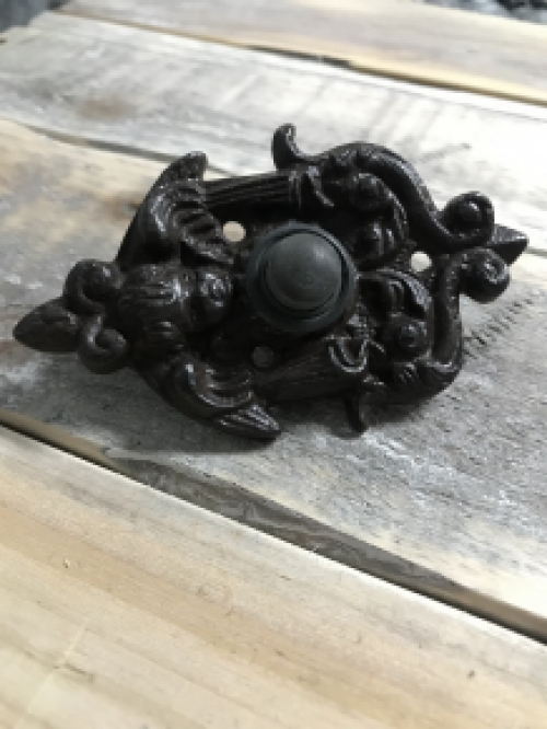 Doorbell Angel - antique iron