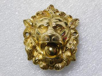 Doorbell Lion - 9.5 x 8 cm - Brass