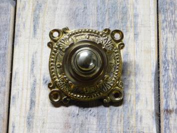 Doorbell - 5 x 5 cm - Polished Brass