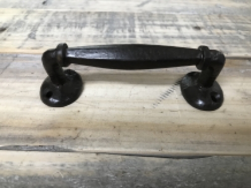 Door handle - handle - furniture handle - iron - dark brown