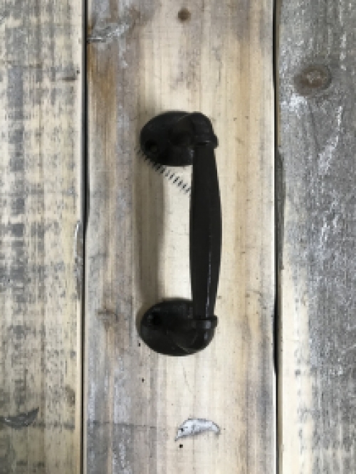 Door handle - handle - furniture handle - iron - dark brown