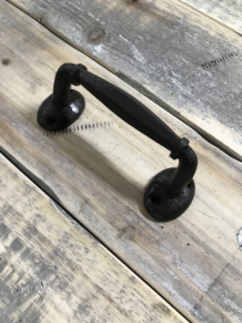 Door handle - handle - furniture handle - iron - dark brown