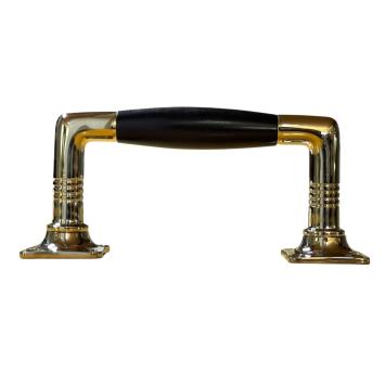 Deurgreep nikkel glans - hoogwaardig - 13,5 cm breed