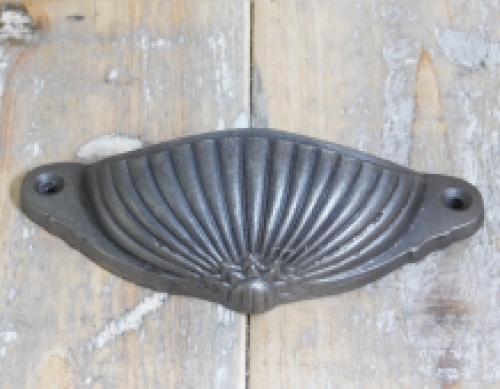 Wrought iron door handle, beautiful and sturdy handle for a door or for example a drawer 