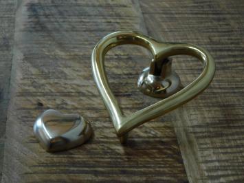 Beautiful door knocker heart shape 