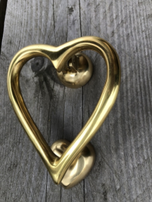 Beautiful door knocker heart shape 