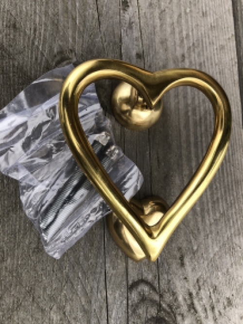 Beautiful door knocker heart shape 