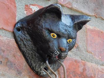 Deurklopper met Kat en Muis - Gietijzer in Kleur