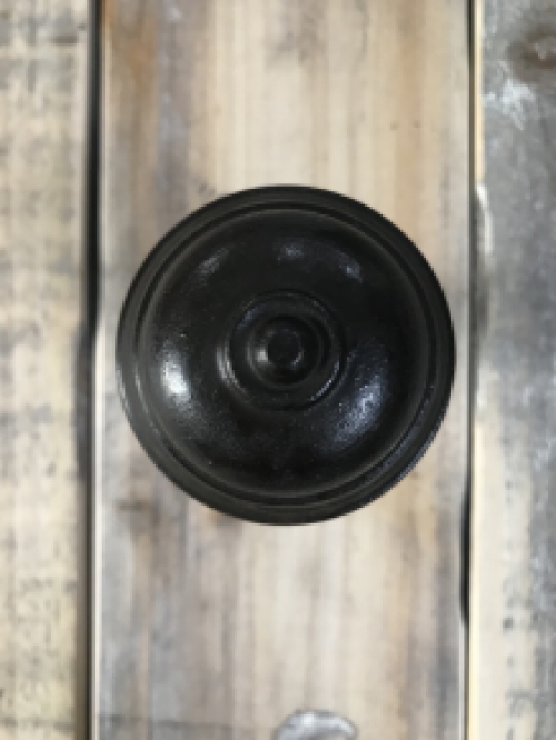 Door knob Bello - antique iron - fixed knob