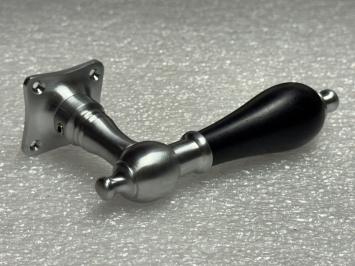 Deurset chrome mat - klinken en rozetten - compleet